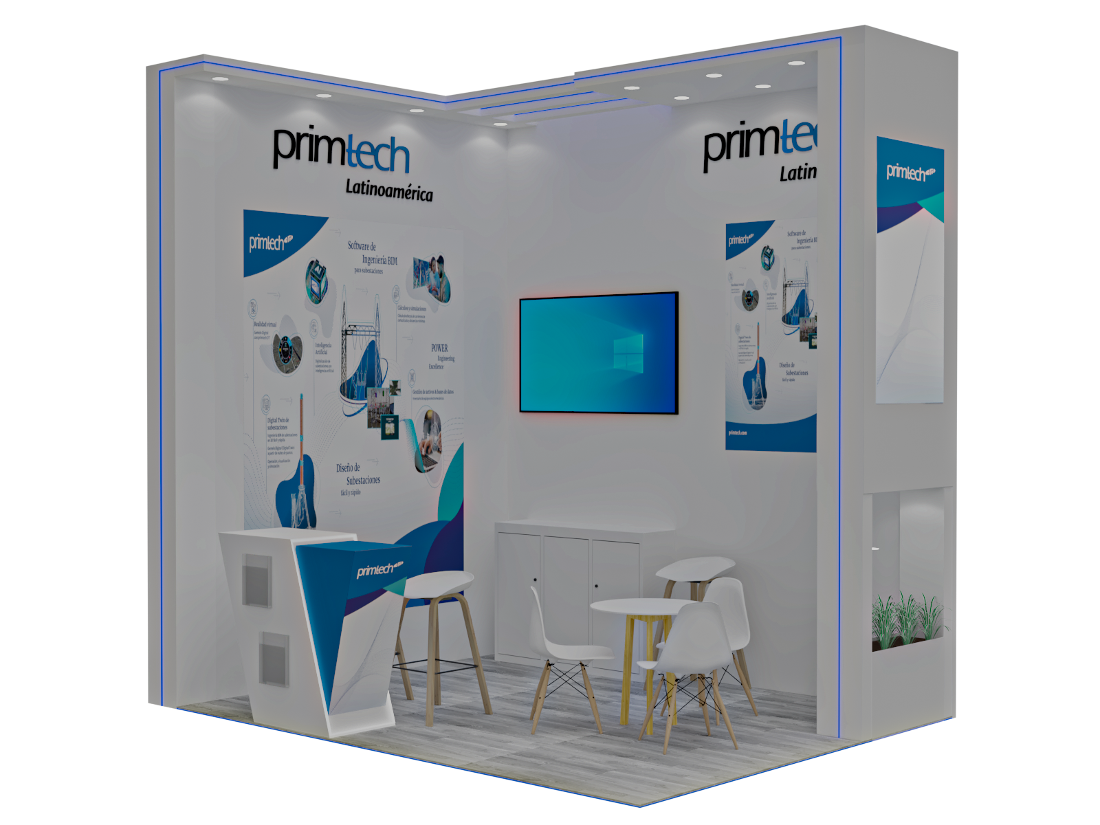 Stand personalizado PRIMTECH 1
