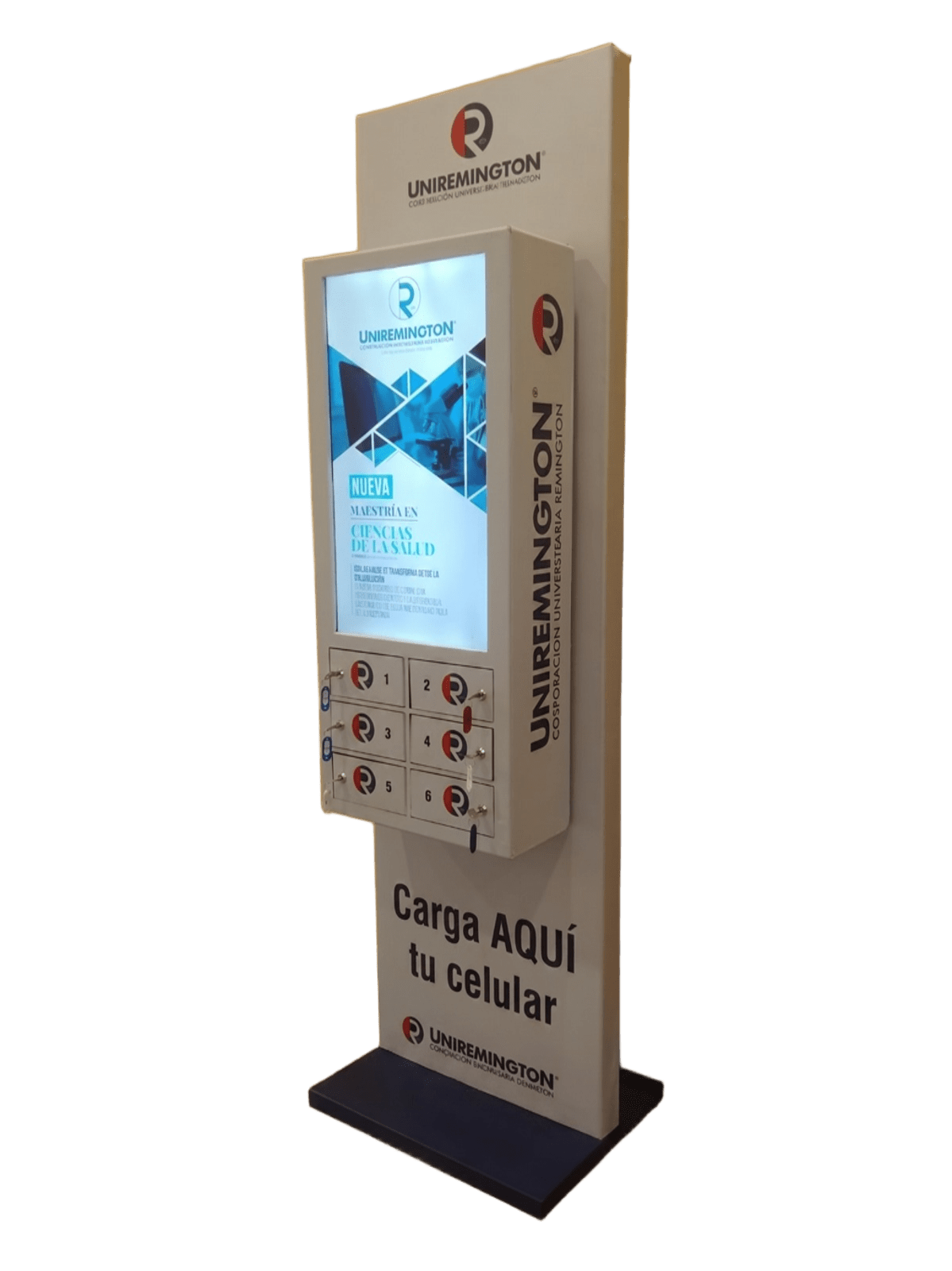 Totem Carcador De Celulares Tipo Casillero